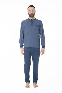 Pigiama Taglia Forte in Jersey Manica Lunga Pantalone Lungo