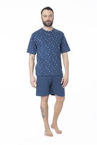 Pigiama in Cotone Manica Corta e Pantalone Corto