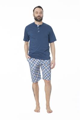 Pigiama in Cotone Manica Corta Pantalone Corto