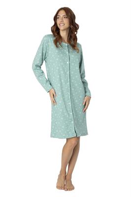 Camicia da Notte in Interlock Aperta