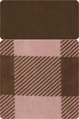 Pigiama in Pile con Collo e Tasche