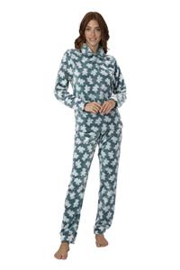 Pigiama in Soft Pile Con Colletto