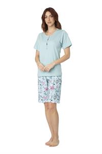 Pigiama in Cotone Manica Corta Pantalone Corto