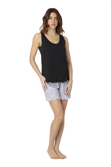 Pigiama in Cotone Canotta e Pantalone Corto