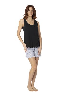 Pigiama in Cotone Canotta e Pantalone Corto