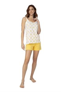 Pigiama in Cotone con Bretella e Pantalone Corto